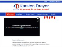 Tablet Screenshot of karsten-dreyer.de